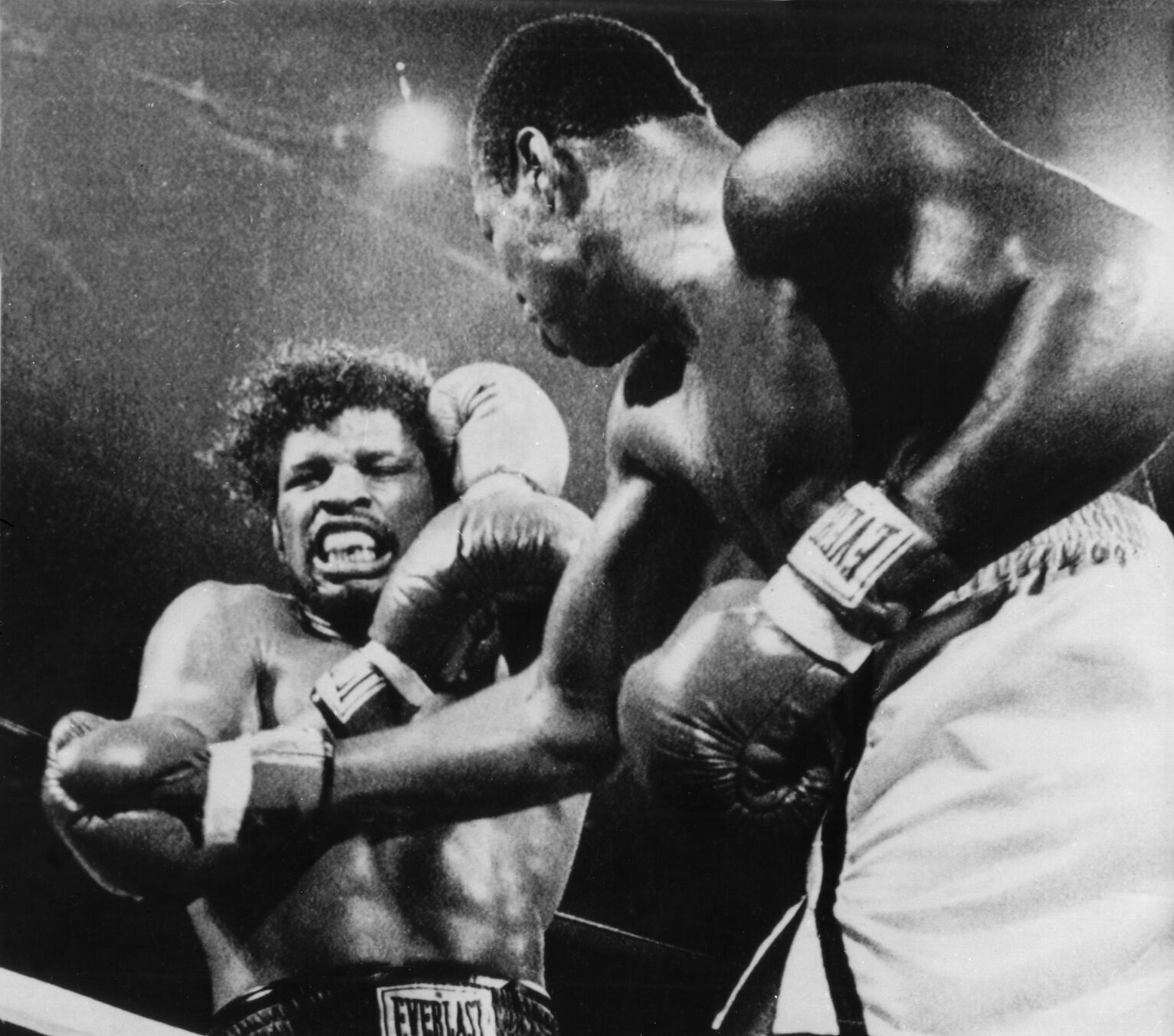 1981: Larry Holmes stops Leon Spinks in third round for WBC heavyweight title